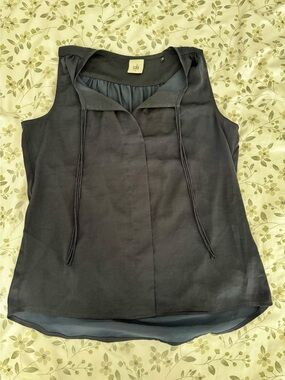 Cabi Radiant Blouse / Tank / Shell, Navy Blue, Size S